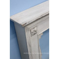 Shabby Chic Vintage Indoor Freistehende Kamin, Antike Mantel